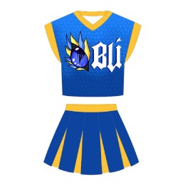 Designed Chicken Wing Sleeve Vest Cheerleading Top Custom Pleated Skirt Dye Sublimation Cheerleading Skirt Dye Sublimation Design Delia Memorial School (Broadway) Cheerleading Manufacturer CH225 Designed Chicken Wing Sleeve Vest Cheerleading Top Custom Pleated Skirt Dye Sublimation Cheerleading Skirt Dye Sublimation Design Delia Memorial School (Broadway) Cheerleading Manufacturer CH225